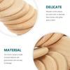 25-70mm Natural Beech Wood Round Coins, Blank Wooden Discs for DIY Craft, Art, Painting, and Staining Projects