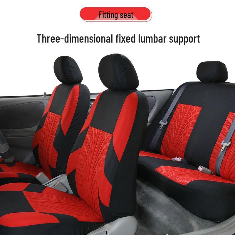 Universal Five-Seat Car Seat Cover - All-Season Fabric Cushion