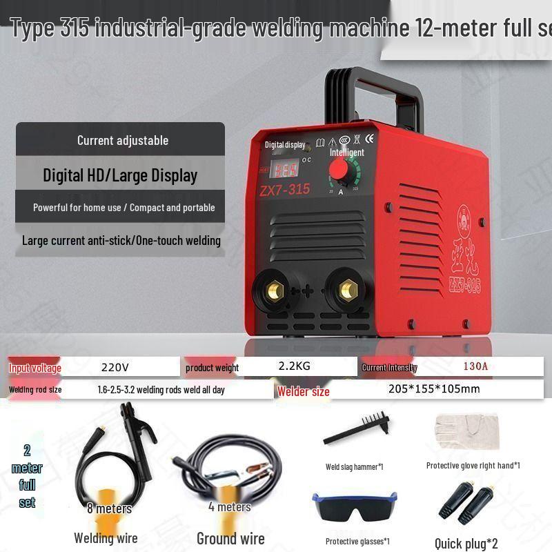 315 Electric Welder: Compact, High-Power, All-Copper Manual Welding Machine for Home Use, 220V