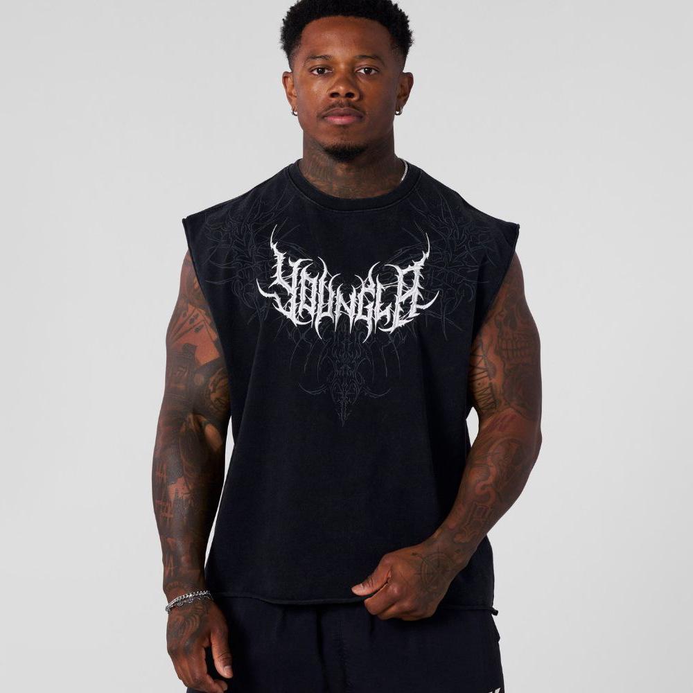 YoungLA Men's Muscle-Show Summer Sleeveless Sports Vest