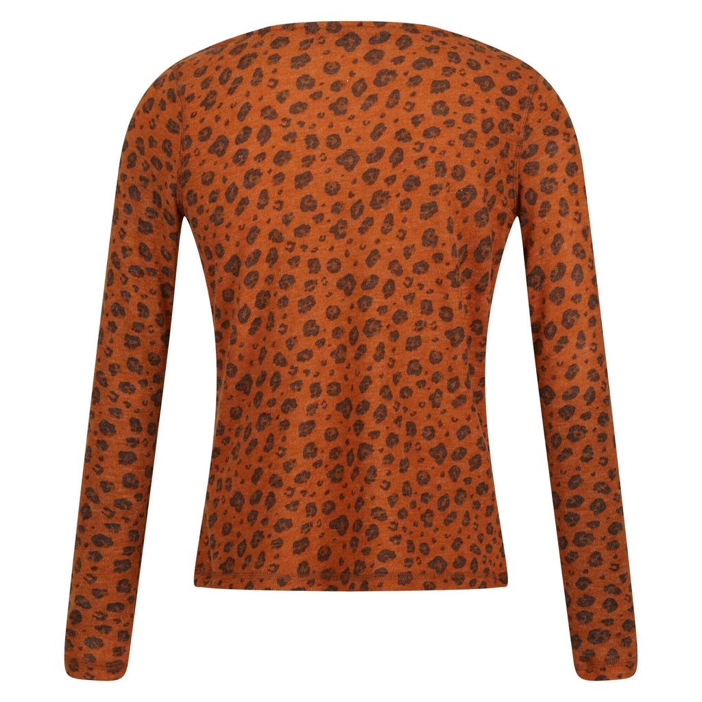 Regatta Womens/Ladies Frayda Leopard Print Cowl Neck Top
