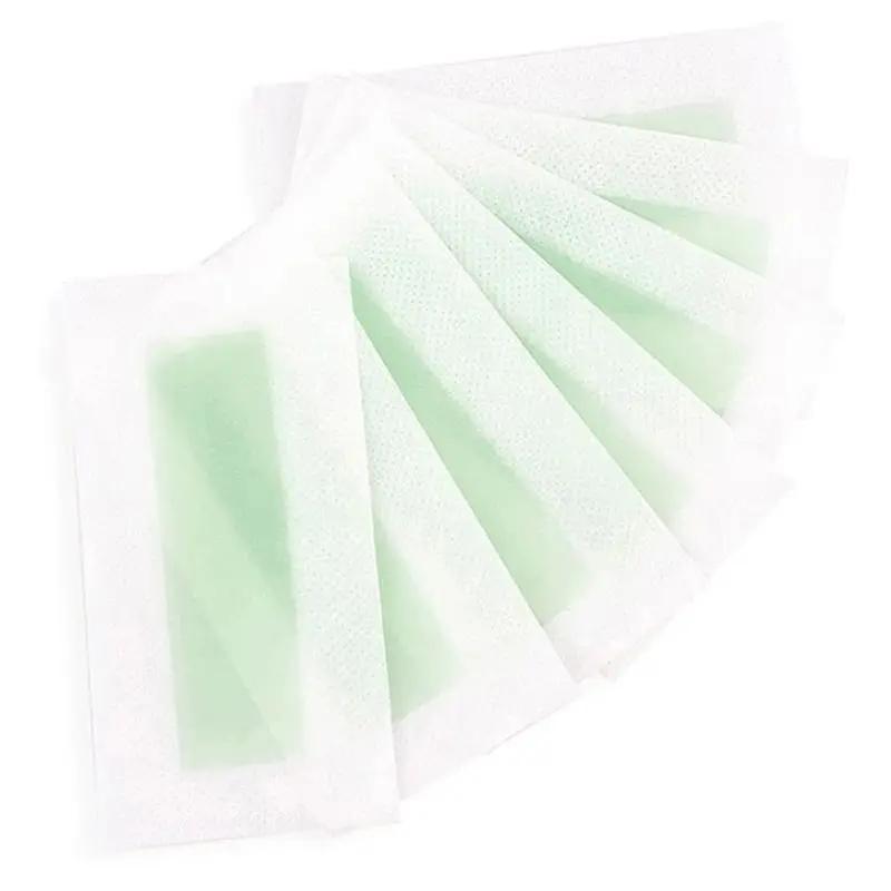 Facial Wax Strips, Facial Hair Removal, Quick and Painless Hair Removal Kit, for All Skin Types, 10 Pieces