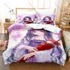 Sweet Magical Girl Tomoyo Daidouji Manga Art Print Bedding Set 3in1 1 Duvet Cover 2 Pillowcases Soft Household Bed Textile