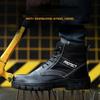 Mens Boots Special Forces Combat Steel Head Safety Boots Outdoor Work Male Shoes Climb Mountains Cross Country Sport Men's Shoes