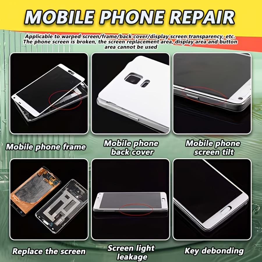 Newly Upgraded Waterproof Phone Adhesive (50g Phone Glue) – Transparent Resin Adhesive for Phone Repair
