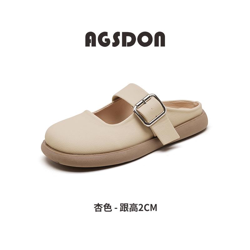 Баотоу полуботинки новые летние юбка одиночные туфли полусандалии 34