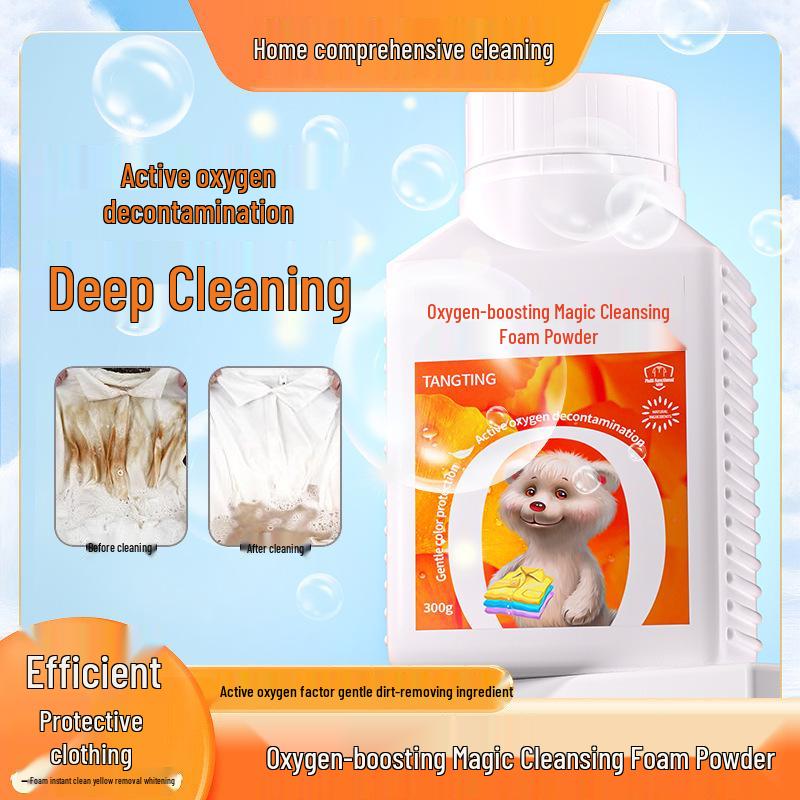 Powerful Stain Remover & Whitening Bleach for Shoes and Colored Clothes