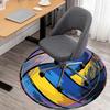 1pc Volleyball, Abstract Round Chair mat Area Rug - Non-Slip, Floor Mat for Office, Bedroom, home decor Christmas Gift p0811335