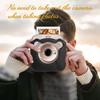 Portable PU Leather Camera Case Bag with Shoulder Strap Compatible with Fujifilm Fuji Instax SQ20 Instant Camera