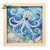 Relaxing Art Projects No-Sew Japanese Fabric Kit, DIY Mosaic Kits for Adults Beginners, Quilted Wall Collage Craft with Frame & Tools, Kits,