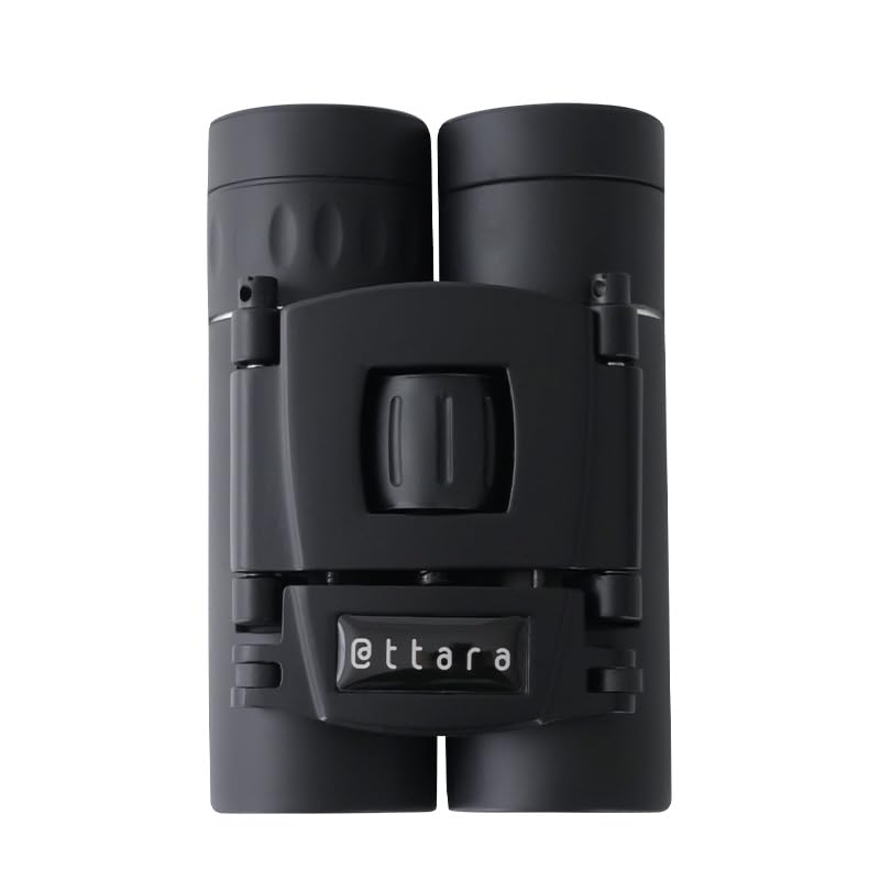 

atrise Binoculars in 10 Cute 8x Magnification Opera Glasses for Live Adjustable Eye and Neck Strap Included [Available Colors] Concerts, Width, Case, чорний