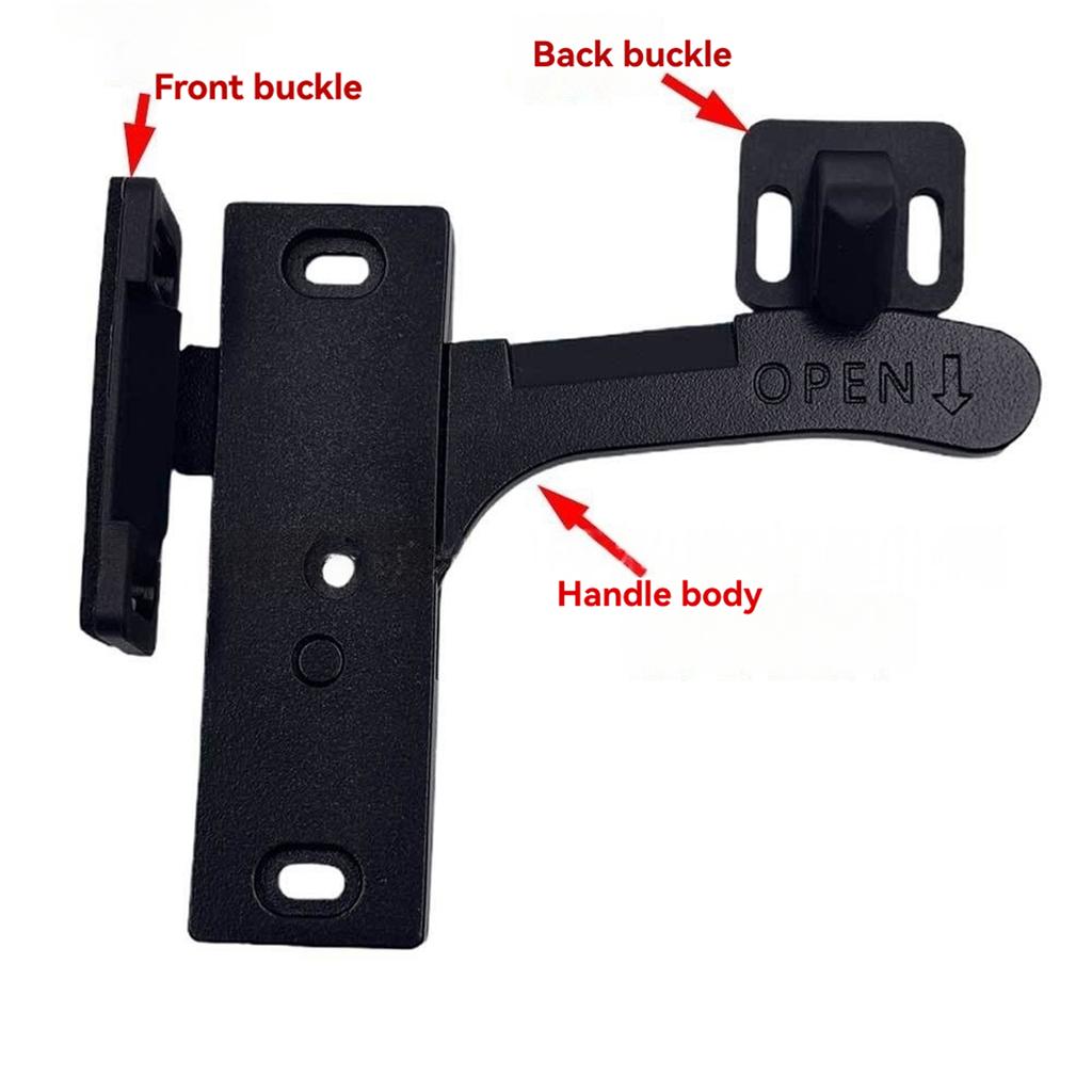 Aluminum RV Screen Door Latch Handle Right-Hand Replacement Kit Suitable for Travel Trailers Campers and RVs | Interior RV Accessories | Alumi