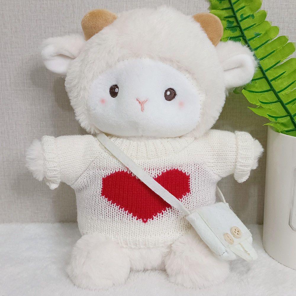Internet Star Poki the Lamb Plush Toy: Cute Belle the Sheep Doll in Outfit - Perfect Gift for Girls