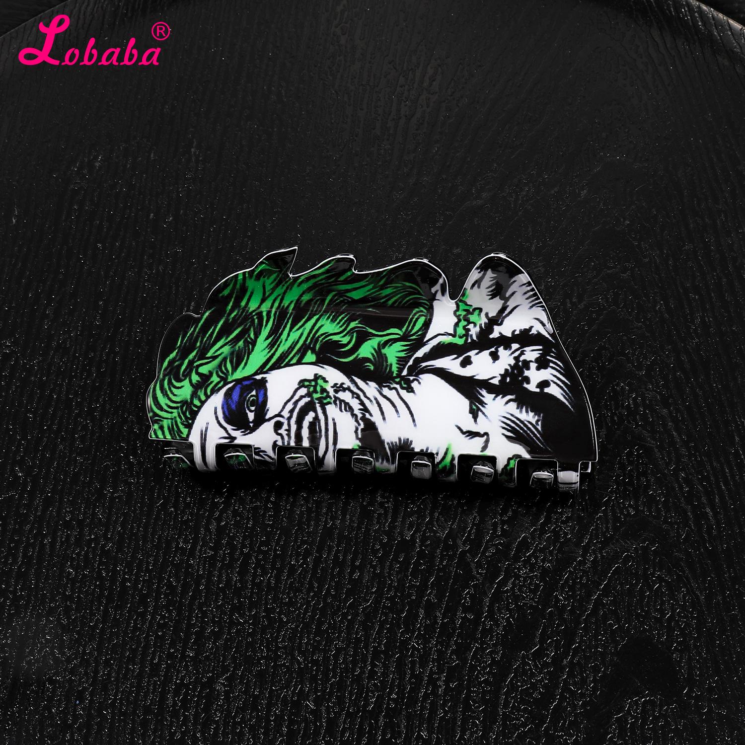 

1 шт. Хэллоуин Ужас Мультяшные Большие Заколки-крабы для волос для женщин Густые Тонкие Волосы, Украшение для вечеринки Косплей Новинка Аксессуары для волос