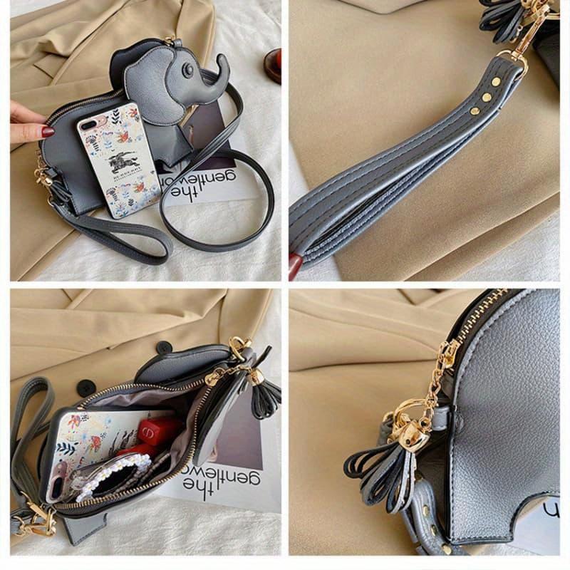 Messenger Bag Casual Animal Theme Trendy Retro Style Handbag Resistant Adjustable Shoulder Strap Stain Resistant With Zipper Closure Polyester Lining