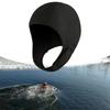 Dickly 2mm Neoprene Wetsuit Hood with Chin Diving Swimming Surfing Cap for Men and and Winter Black Strap, Hood, Cap, Women, Underwater, Snorkeling,