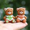 Q Version Little Bear Resin Figurine Blind Box - Trendy Cartoon Collectible Gift