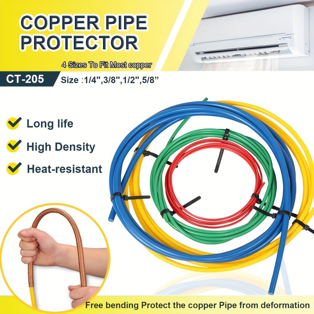 4pcs Air Conditioning Copper Pipe Tool Set Bender Copper Pipe Protective Sleeve Air Conditioning Copper Pipe Home Accessories