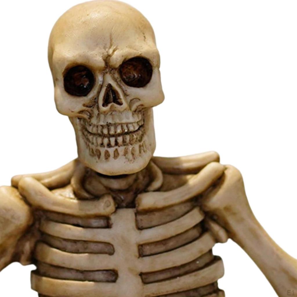 Resin Skull Tray Rings Holder Jewelry Box Dish for Party Entrance Office Decor Holds Candy