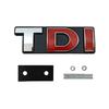 VEMZG1 Metal TDI Logo Front Hood Grille Rear Trunk Badge Emblem Sticker Decals for VW Polo Golf MK5 MK6 Jetta Passat GTI Touran Bora