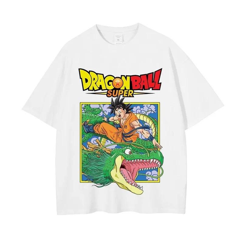 Dragon Ball Super Saiyan Trio Anime Print Oversized T-Shirt | Unisex Casual Top