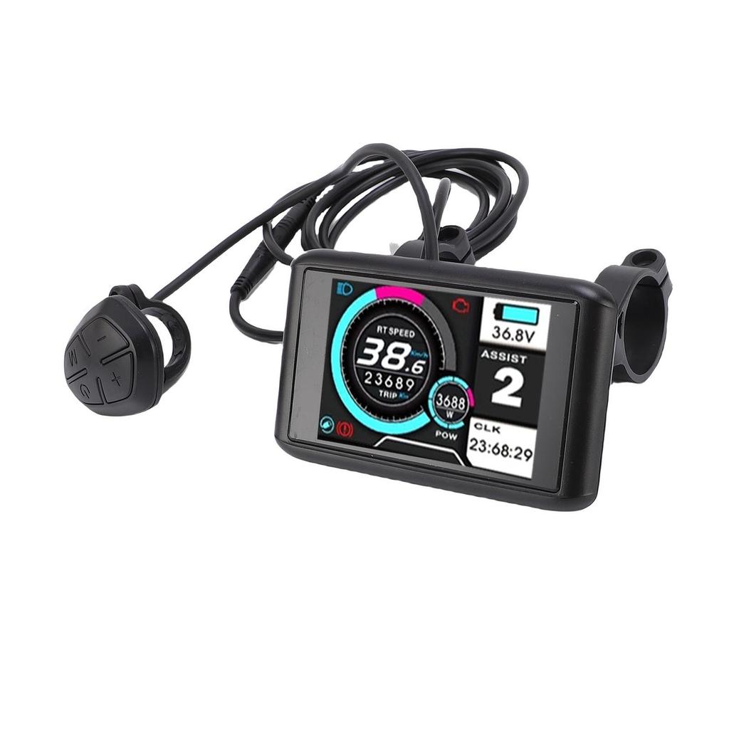 Electric LCD Display Meter UKC1 Water Proof LCD Display Screen Control Panel with SM Cable for Electric Bike Scooter