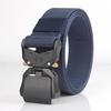 Men's Tactical Nylon Belt: Military & Security Canvas Belt for Outdoor and Work Use