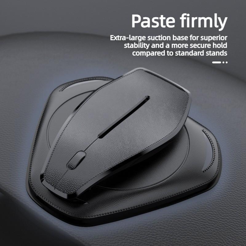 Car Phone Holder Dashboard Non-Slip Mat Mount Adjustable Cell Phone Stand with HUD Display for GPS Navigation Universal for IPhone Android