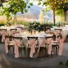 10/50pcs Satin Chair Sash Bows Chair Cover Ribbons For Wedding Banquet Party Baby Shower Event graduation ceremony Decoration
