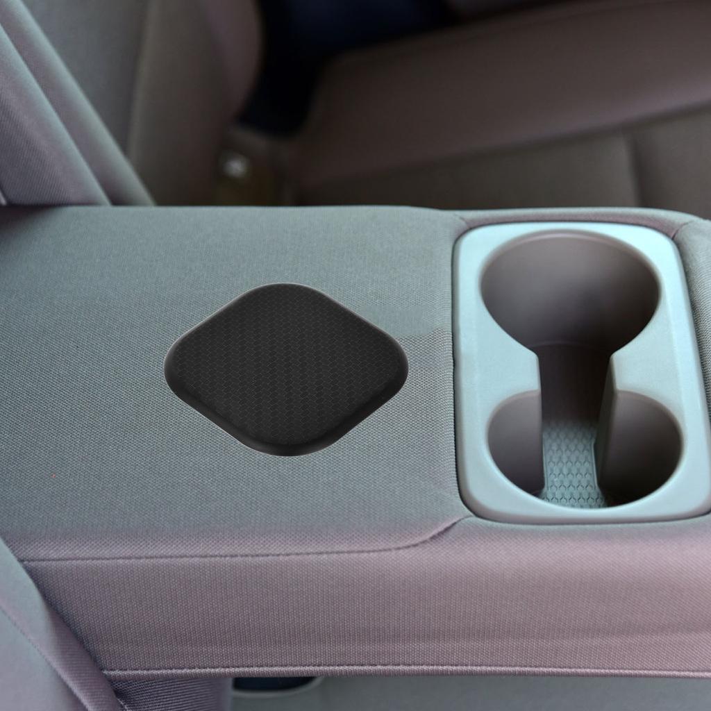4Pcs Stylish Silicone Car Coasters Anti-Slip Insulation Drink Mats for Men's Vehicle Accessories Car Drink Coaster
