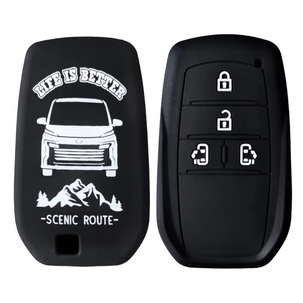 

Подходит для Toyota New VOXY 90 серии Noah Voxy Специально разработан для защиты от царапин Силиконовый чехол для ключа Чехол для ключа для смарт-ключа Черный чёрный