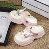 Thick-soled EVA hole shoes women's summer outer wear muffin bottom bag head half drag non-slip fashion heightening beach cool slippers