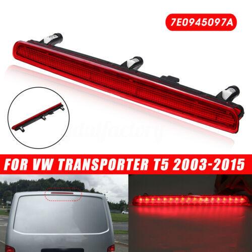 For VW T5 Transporter Multivan 2003-2015 Van 1pc Car Rear Tailgate High Level Brake Light LED Lamp OEM7E0945097A Car Accessories