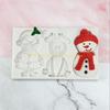  Santa Silicone Mold Christmas Theme Snowman Molds Reindeer Making Mould