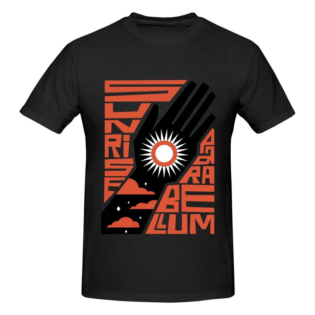 Sunrise Parabellum Delicate Tshirt Retro Vibe Commuting Essential Tshirt
