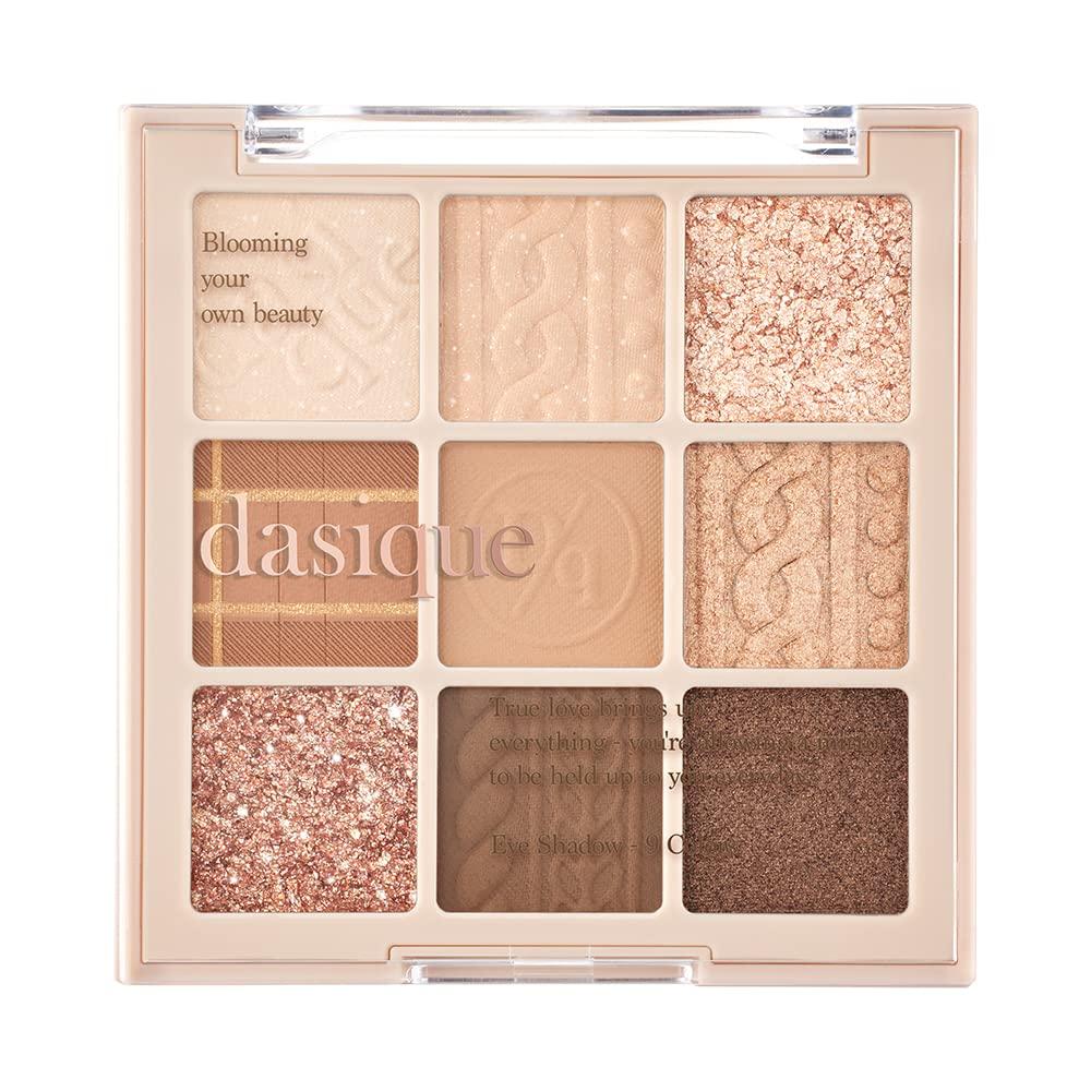 Dasique Dasique Beige Knit Eyeshadow Palette Eyeshadow Palette Eyeshadow Bag Maker Eyeshadow Palette "Official" #15 / 9-Color / / Under-Eye /