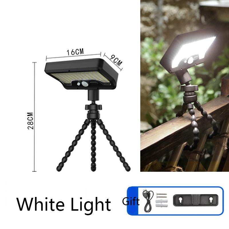 

Solar Light Outdoor Motion Sensor Light Flexible Octopus Tripod Lamp Waterproof Security Lighting for Garden Fence Yard Tree