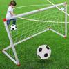 Indoor Outdoor   Children Foot  Soccer Goal Post Net Set with   Pump Kids Sport Toy