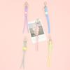 Stylish DIY Leather Woven Keychain Wrist Strap - Creative Pendant for Car or Bag