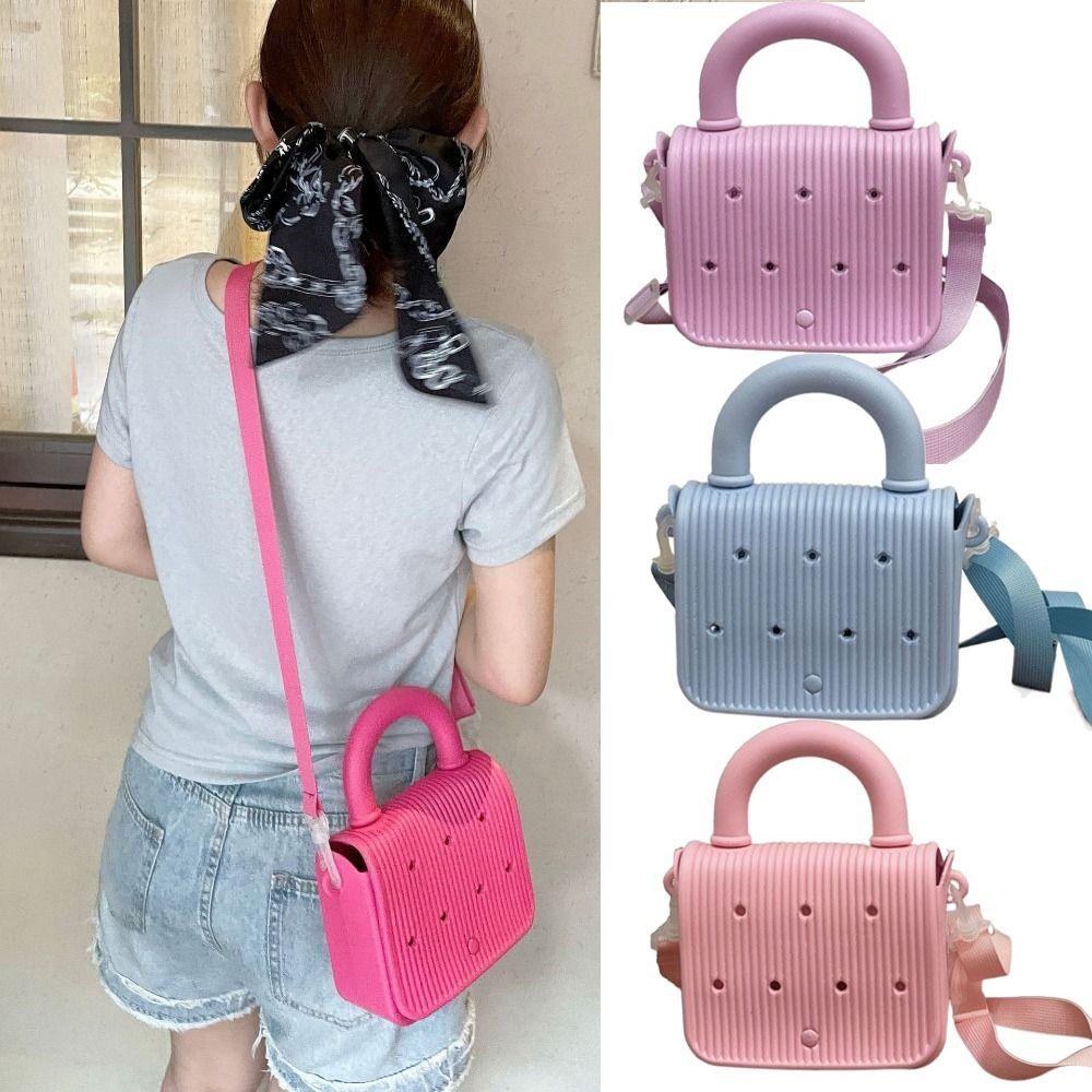 Top Handle EVA Handbags With Hole Adjustable straps Cartoon Crossbody Tote  Outdoor Activities