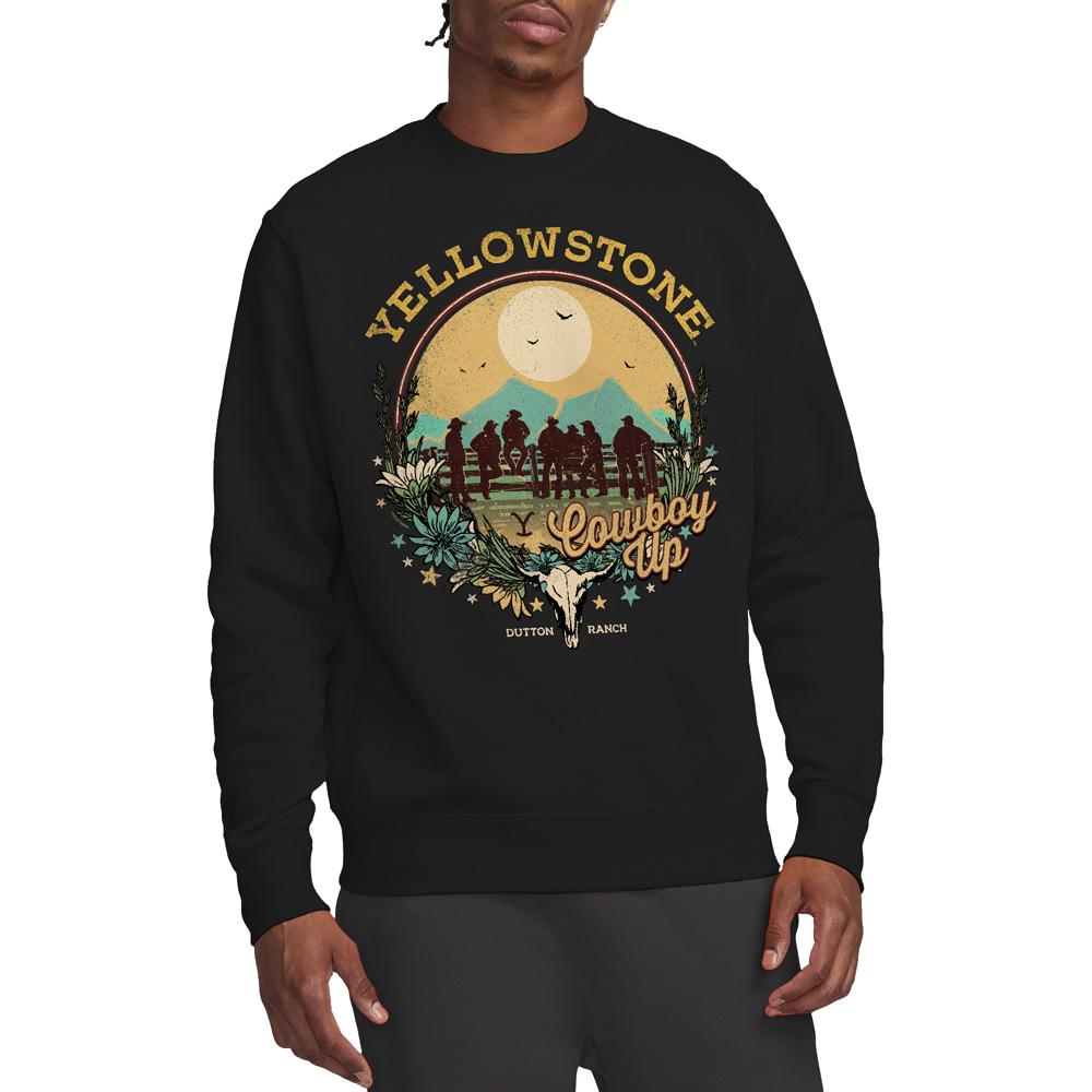 Yellowstone Unisex Adult Cowboy Up Sweatshirt