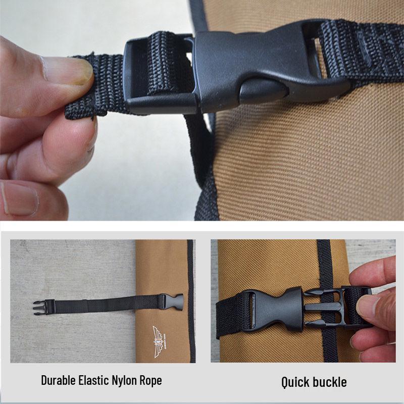 Multifunctional Roll-up Tool Bag for Electricians and Motorcyclists