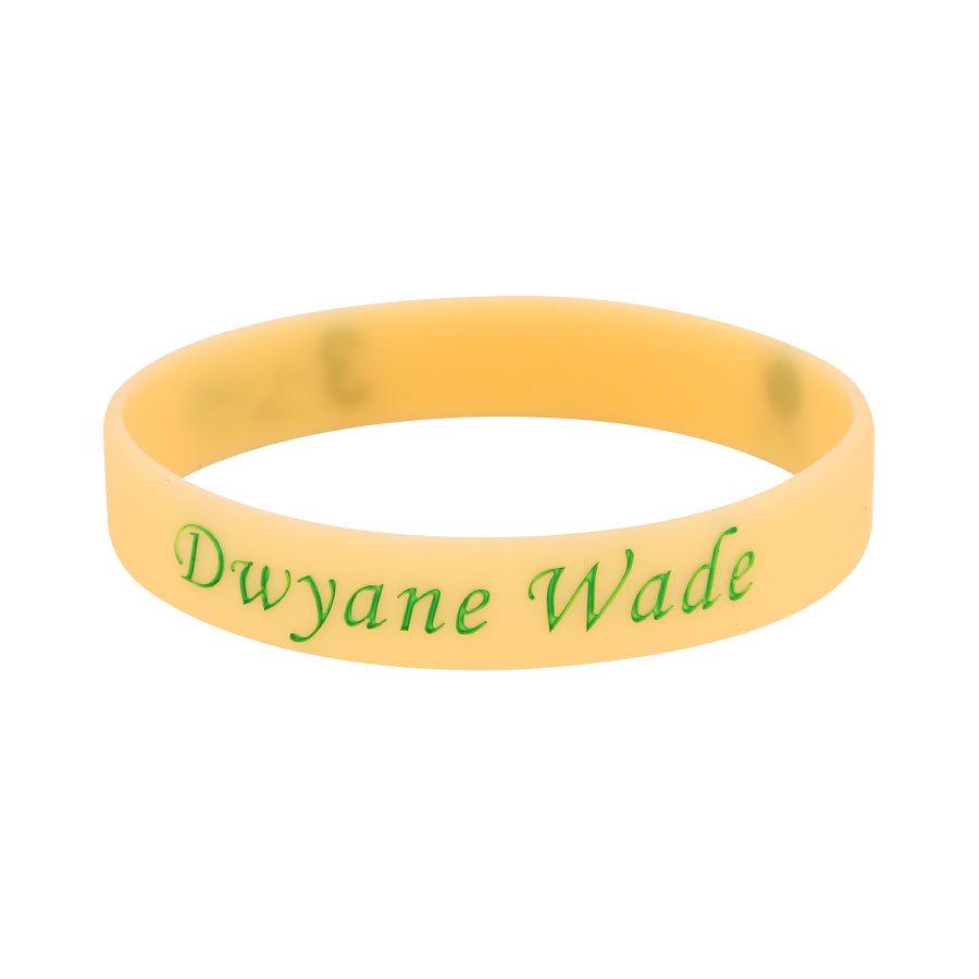 Douyin Popular NBA Star Signature Luminous Silicone Sports Bracelet/Wristband