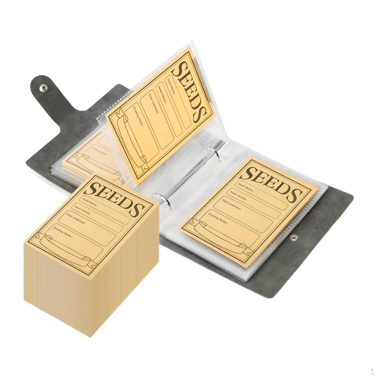 

50 штук конвертов для хранения семян овощей и садовых растений with Binder