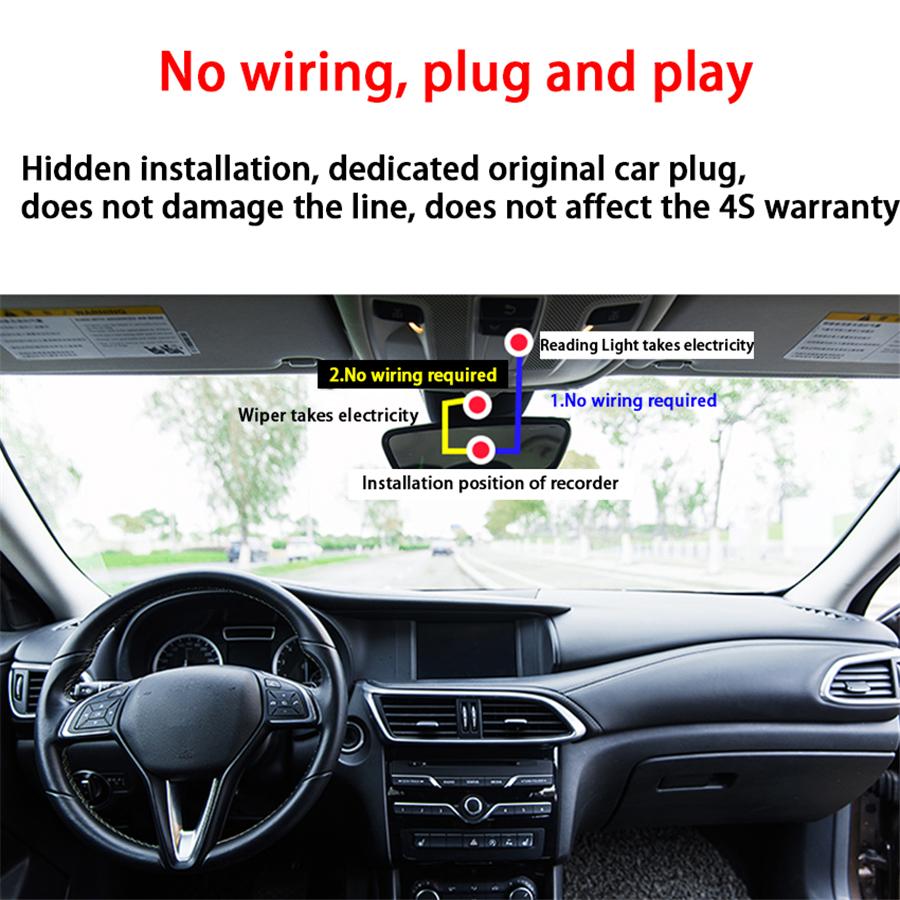 Plug and Play Car 1080P WIFI Dvr Dash Cam For BMW 1/3/5/X1/X3/X5 F10 F15