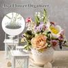 Floral Grid Organizer Stainless Steel 4" 5" 6" Flower Frog Wire Floral Arrangement Grid for Vases Bouquets Dining Table Decoration