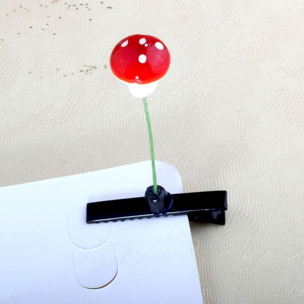 1Pair Simulation Bean Sprout Hair Clip Mushroom Cartoon Duckbill Clips Flower Plant Hairpins  Daily