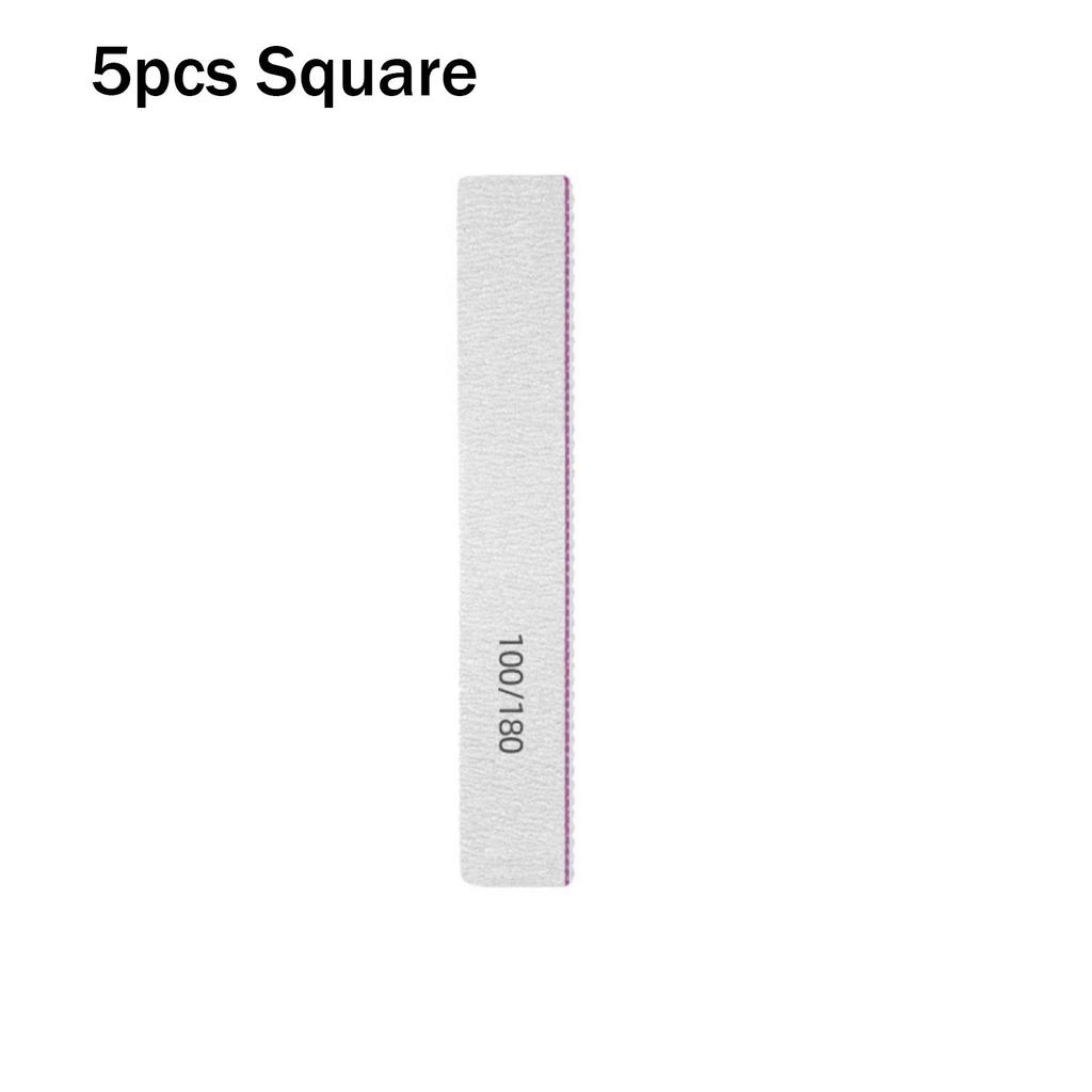 5/10pcs Each Package Professional Nail Files Reusable Double-Sided Sanding Board Nail Shaping Beauty Tools