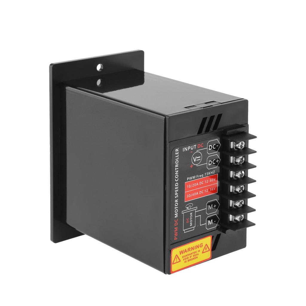 12-60V 20A DC PWM Brush Motor Speed Controller Reversible Switch Forward Inverse for 550 775 795 895 Motors