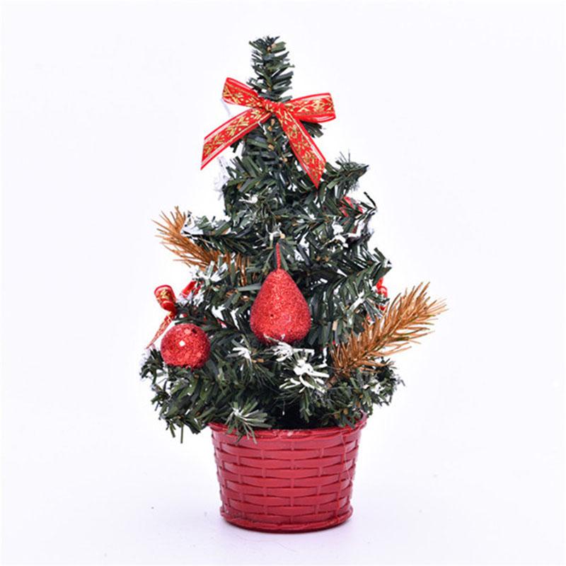 Zubehör Praktischer Weihnachtsbaumschmuck Dekoration Festivaltisch Weihnachten 20cm Künstlich Schreibtisch Mini Miniatur PVC